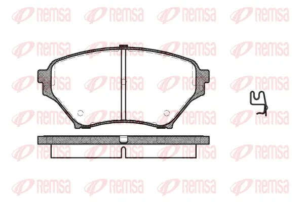 Brake Pad Set, disc brake (0850 02)