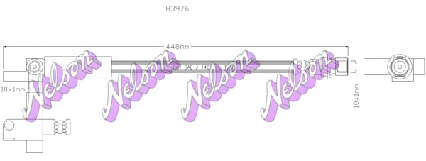 Brake Hose (H3976)
