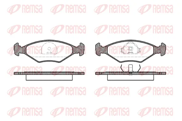 Brake Pad Set, disc brake (0281 10)