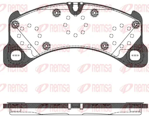 Brake Pad Set, disc brake (1345 50)