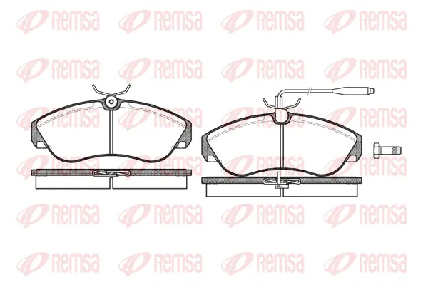 Brake Pad Set, disc brake (0487 02)