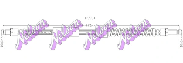 Brake Hose (H3934)