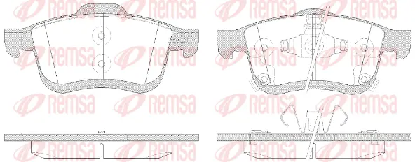 Brake Pad Set, disc brake (1183 42)
