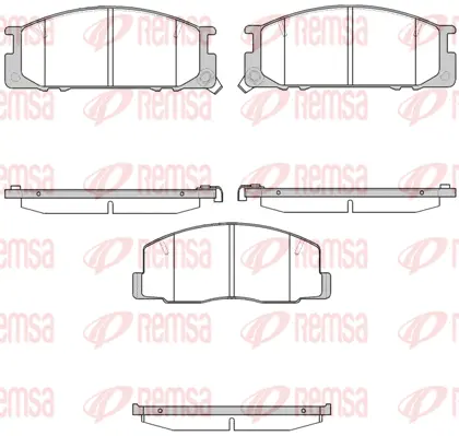 Brake Pad Set, disc brake (0306 12)
