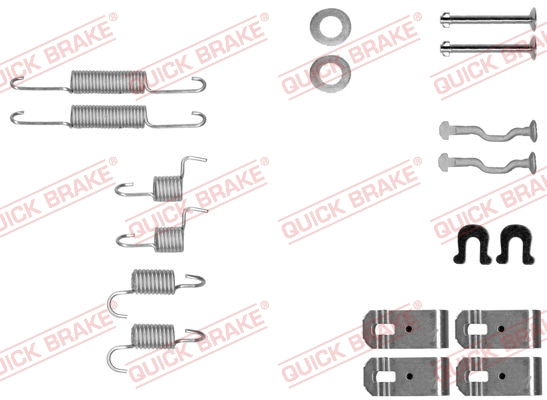 Accessory Kit, parking brake shoes (105-0028)