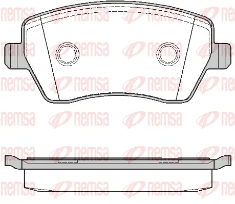 Brake Pad Set, disc brake (0987 00)