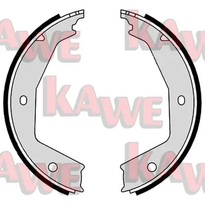 Brake Shoe Set, parking brake (09060)