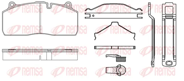 Brake Pad Set, disc brake (JCA1316.81)
