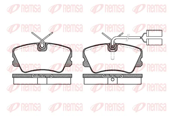 Brake Pad Set, disc brake (0259 02)