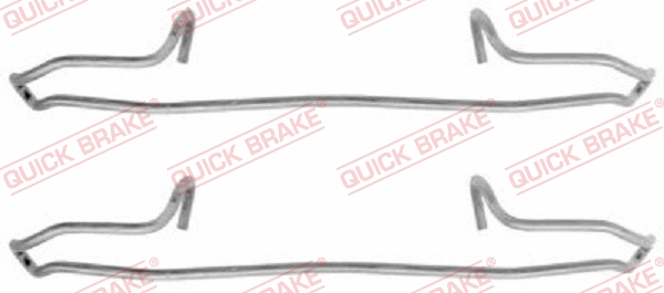 Accessory Kit, disc brake pad (109-1159)