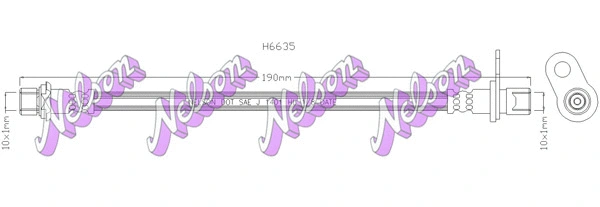 Brake Hose (H6635)