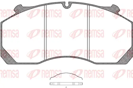 Brake Pad Set, disc brake (JCA1157.00)