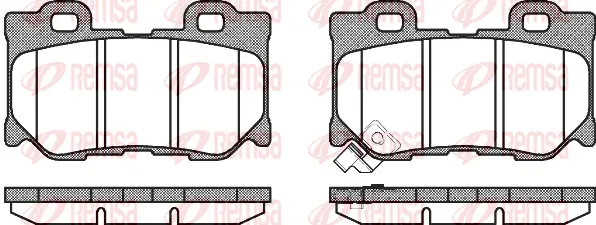 Brake Pad Set, disc brake (1365 01)