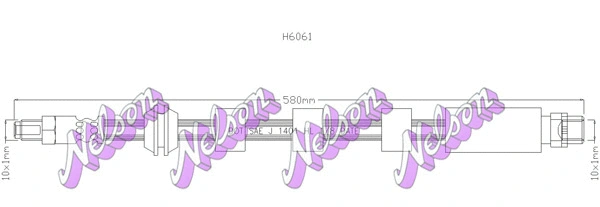 Brake Hose (H6061)