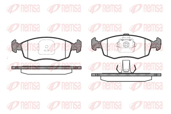 Brake Pad Set, disc brake (0172 10)
