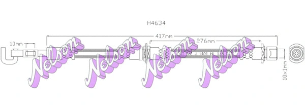 Brake Hose (H4634)