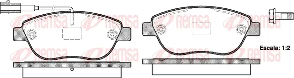 Brake Pad Set, disc brake (0859 11)