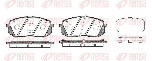 Brake Pad Set, disc brake (1302 22)