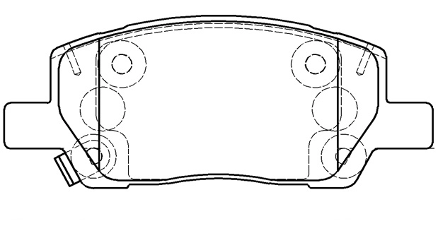 Brake Pad Set, disc brake (1974 02)