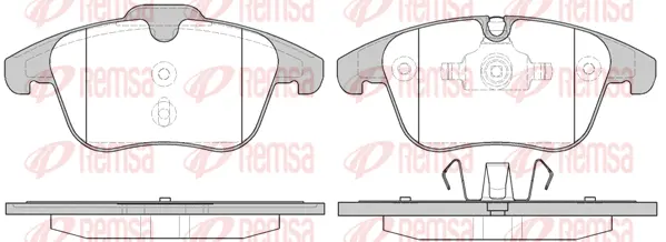 Brake Pad Set, disc brake (1249 10)