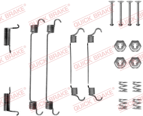 Accessory Kit, brake shoes (105-0737)