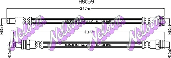 Brake Hose (H8059)