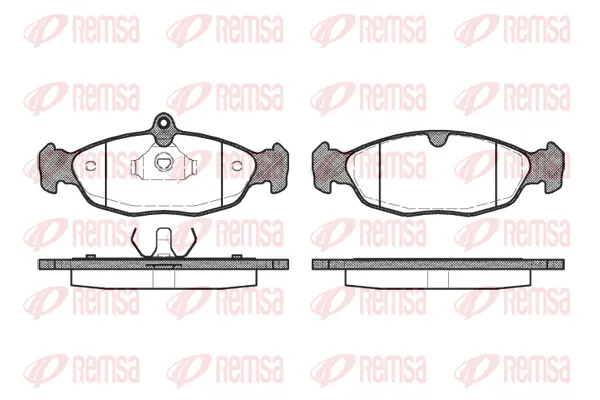 Brake Pad Set, disc brake (0393 20)
