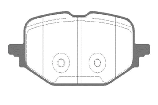 Brake Pad Set, disc brake (1972 10)