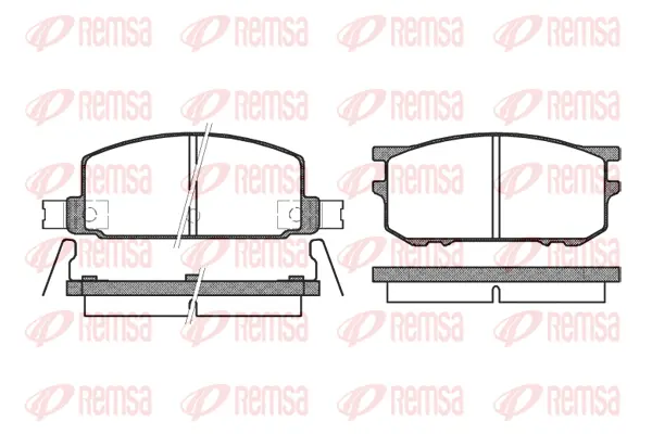 Brake Pad Set, disc brake (0109 12)