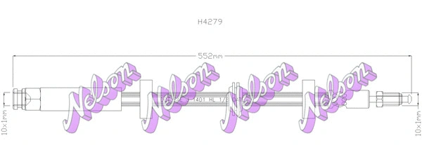 Brake Hose (H4279)
