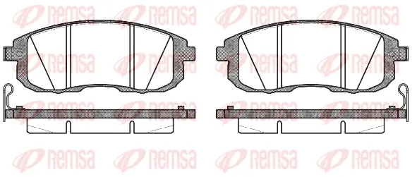 Brake Pad Set, disc brake (0293 14)