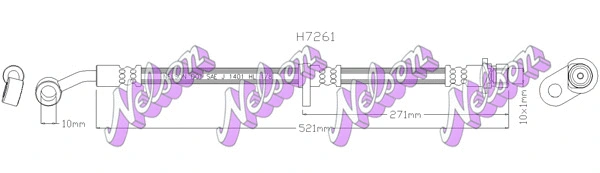 Brake Hose (H7261)