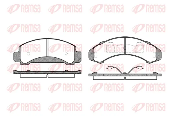 Brake Pad Set, disc brake (0550 00)