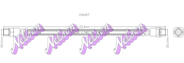Brake Hose (H4687)