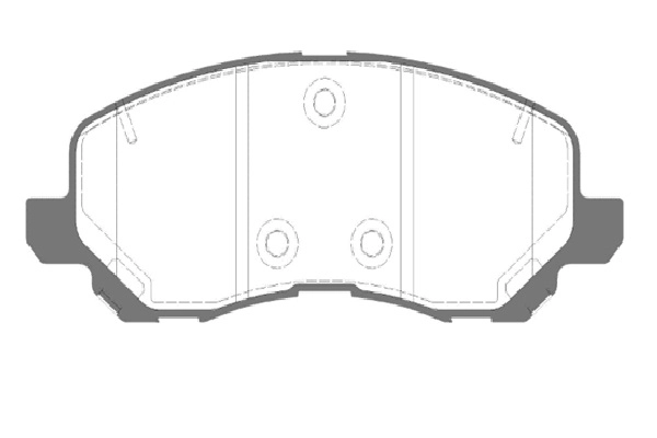 Brake Pad Set, disc brake (0804 41)