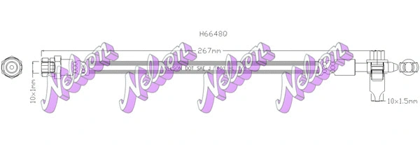Brake Hose (H6648Q)