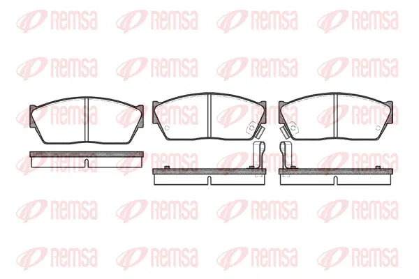 Brake Pad Set, disc brake (0147 02)