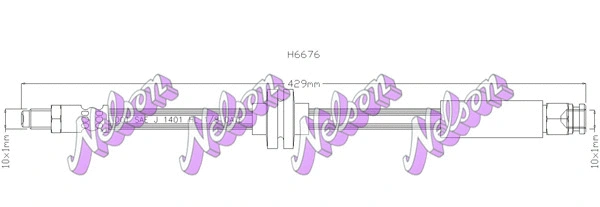 Brake Hose (H6676)
