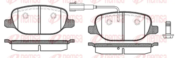 Brake Pad Set, disc brake (0878 02)