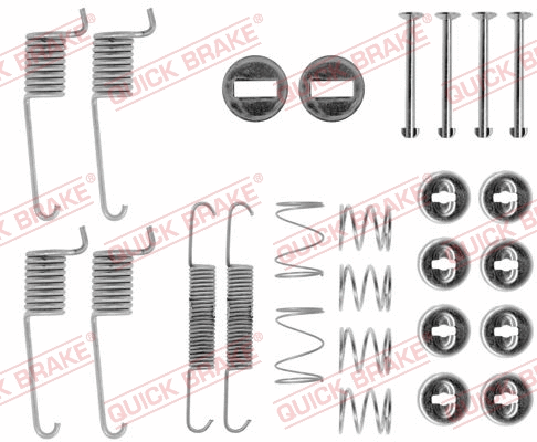 Accessory Kit, brake shoes (105-0714)
