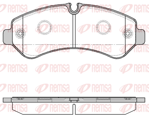 Brake Pad Set, disc brake (1866 00)