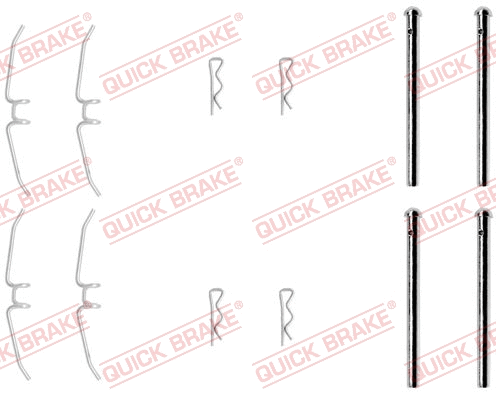 Accessory Kit, disc brake pad (109-0901)