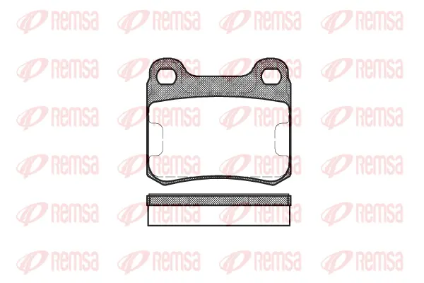 Brake Pad Set, disc brake (0157 00)
