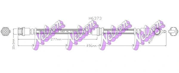 Brake Hose (H6373)
