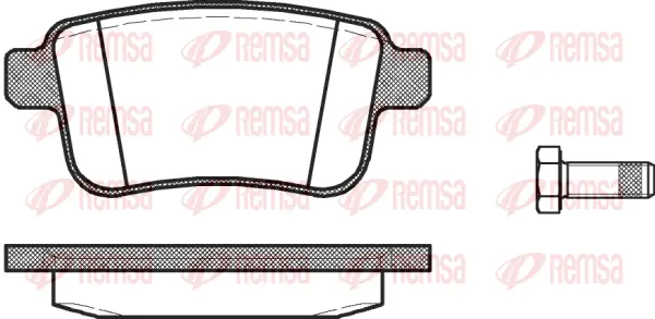 Brake Pad Set, disc brake (1352 00)