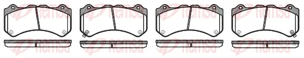 Brake Pad Set, disc brake (1376 02)