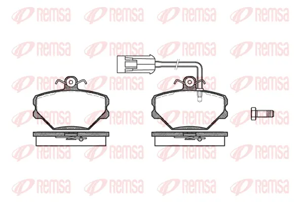 Brake Pad Set, disc brake (0264 42)