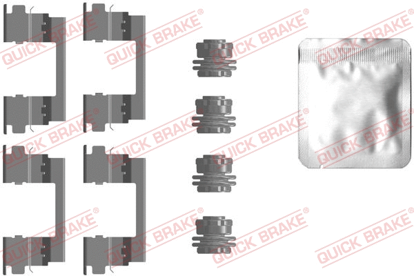 Accessory Kit, disc brake pad (109-0096)