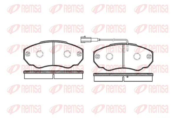 Brake Pad Set, disc brake (0960 01)
