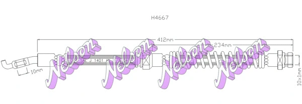 Brake Hose (H4667)